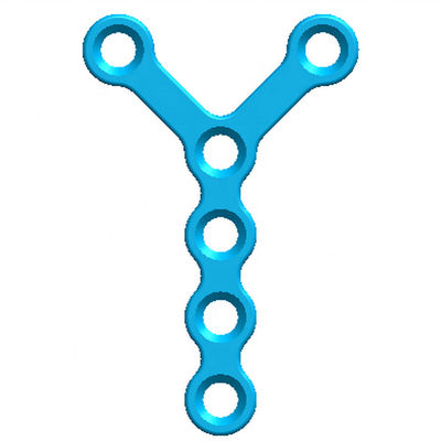 Locking Screw Orthopedics 1.5mm Y Shaped Maxillofacial Plate Type III