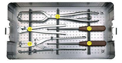 Reconstruction Plate Kit Orthopedic Surgical Instrument Box