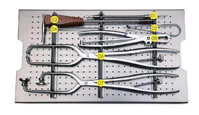Reconstruction Plate Kit Orthopedic Surgical Instrument Box