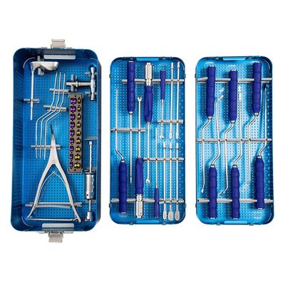 Surgical TLIF PEEK Cage PEEK T-PAL Spacer Spinal Instrument Set