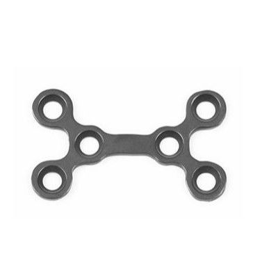 X Shaped Orthopedic Implants Titanium Maxillofacial Plates