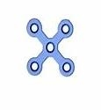 Inclined L Type Maxillofacial Screws Plates Titanium material