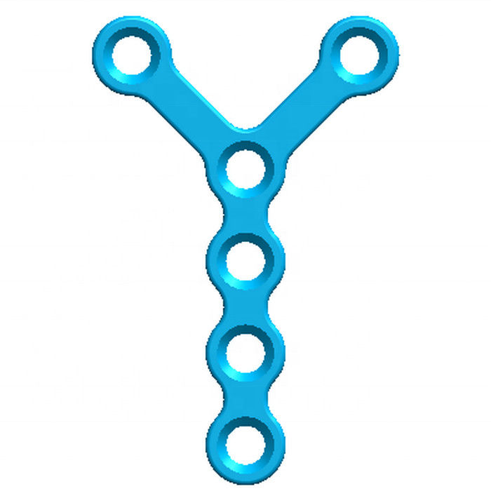 Locking Screw Orthopedics 1.5mm Y Shaped Maxillofacial Plate Type III