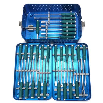 PLIF Peek Cage Lumbar Titanium Cage Spinal Instrument Set